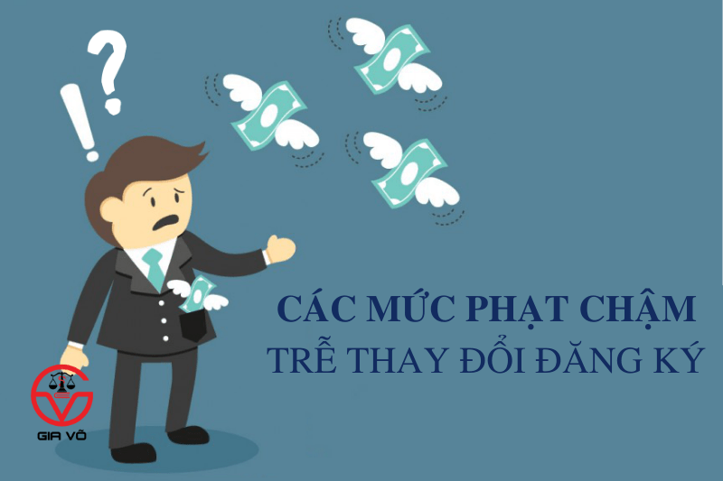 mức phạt khi chậm trễ thay đổi nội dung đăng ký kinh doanh