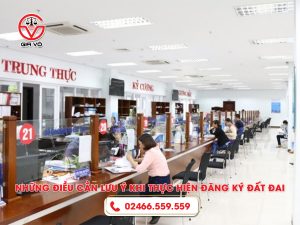 Những điều cần lưu ý khi thực hiện đăng ký đất đai 