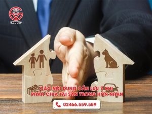 Phân chia tài sản trong hôn nhân