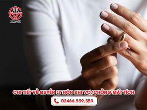 Quyền ly hôn khi vợ/chồng mất tích
