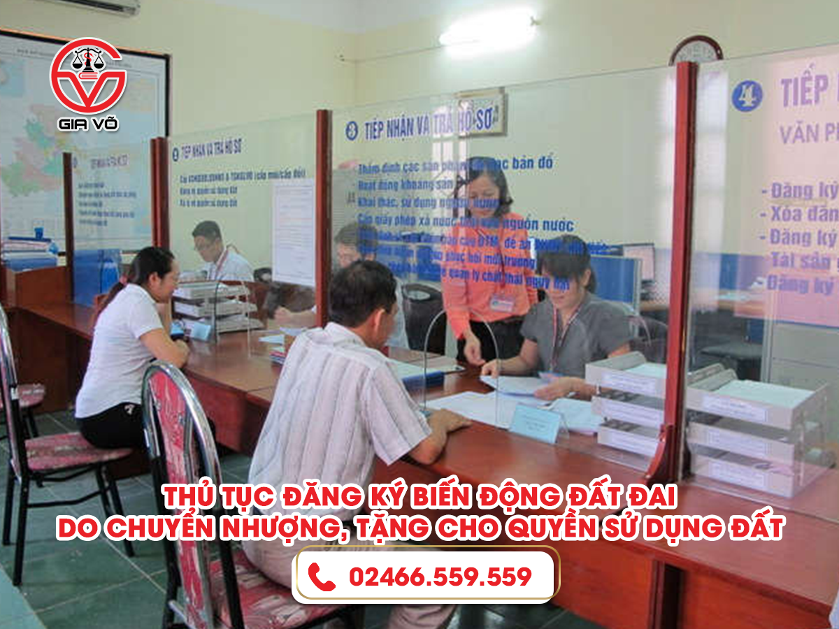 Thủ tục đăng ký biến động đất đai